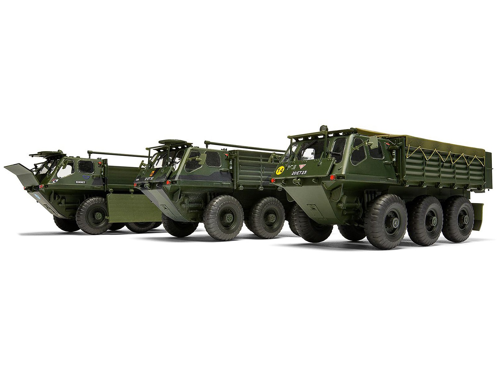 Level 3 Model Kit Alvis FV622 Stalwart Mk.2 Military Truck with 3 Scheme Options 1/35 Scale Plastic Model Kit by Airfix view 2