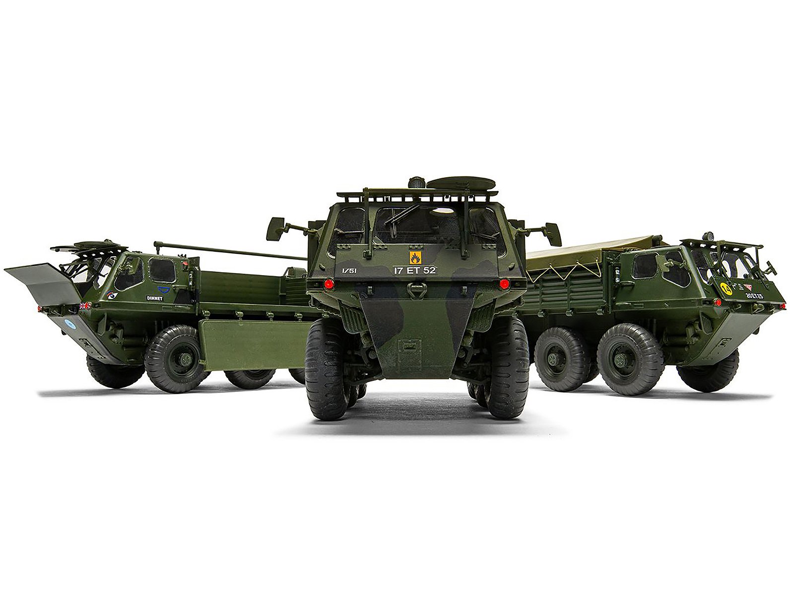 Level 3 Model Kit Alvis FV622 Stalwart Mk.2 Military Truck with 3 Scheme Options 1/35 Scale Plastic Model Kit by Airfix view 4