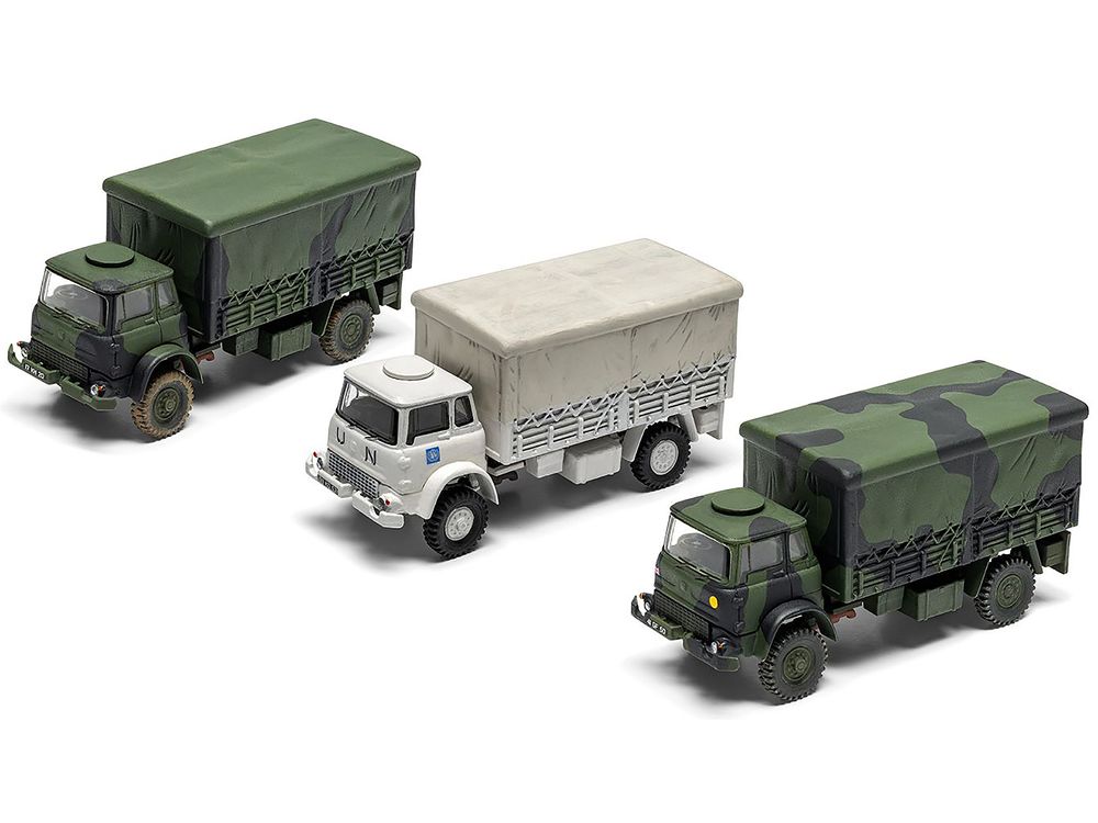 Level 1 Model Kit British Army 4-ton 4x4 GS Truck with 3 Scheme Options 1/76 Scale Plastic Model Kit by Airfix view 2