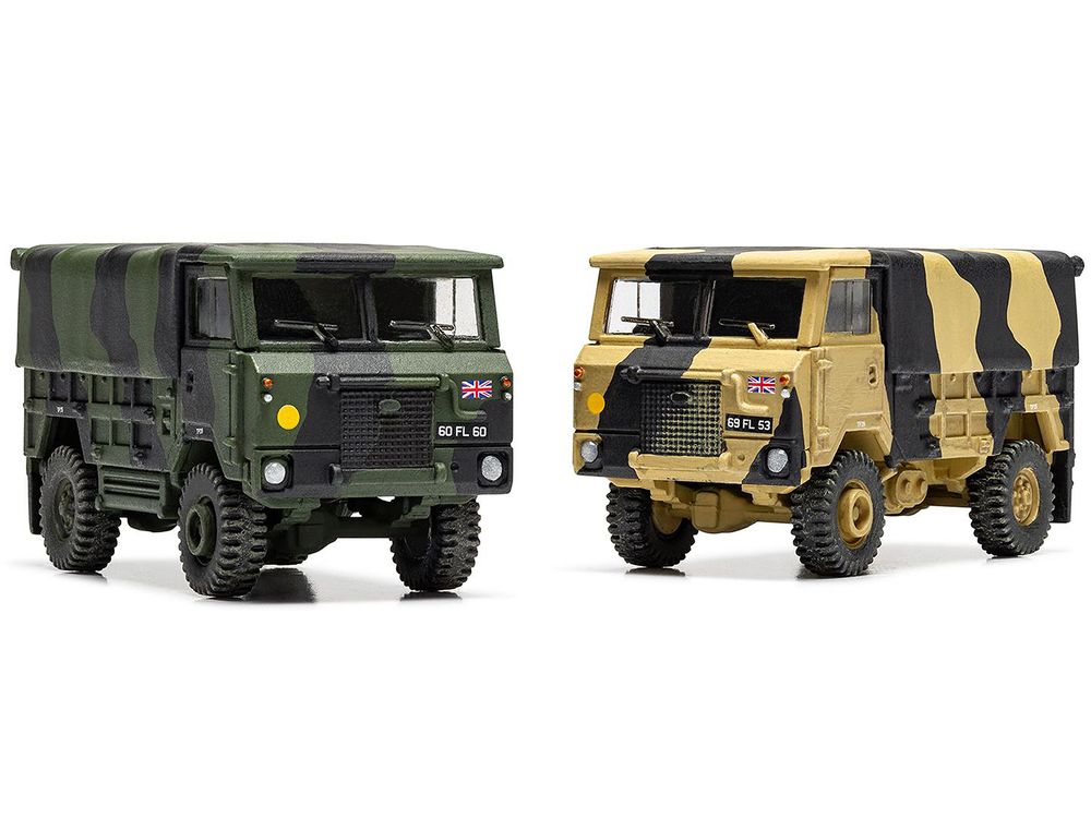 Level 1 Model Kit Land Rover 1 Tonne FC Truck (GS Body) with 3 Scheme Options 1/76 Scale Plastic Model Kit by Airfix view 2