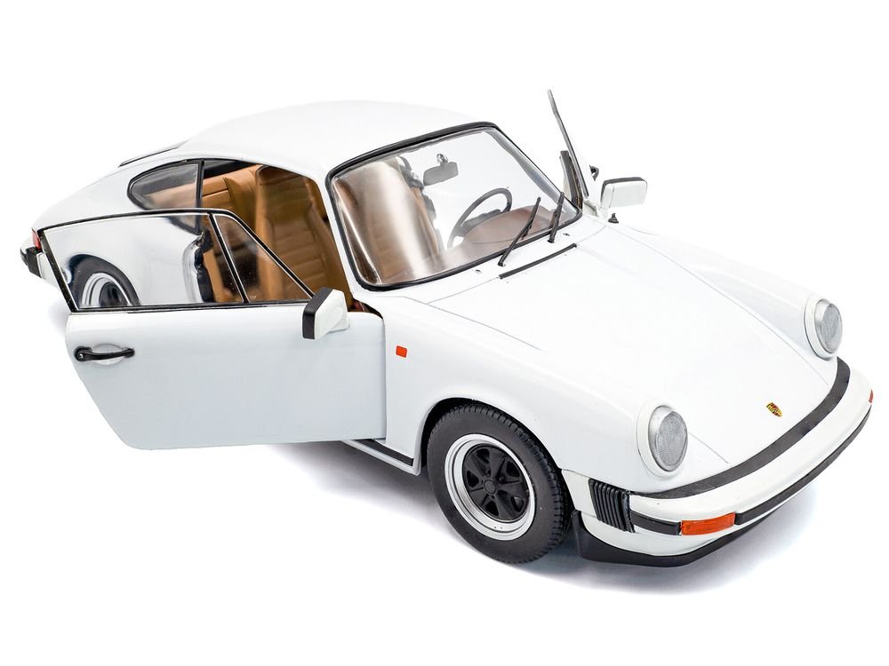 1974 Porsche 911 (930) 3.0 SC Grand Prix White 1/18 Diecast Model Car by Solido view 2