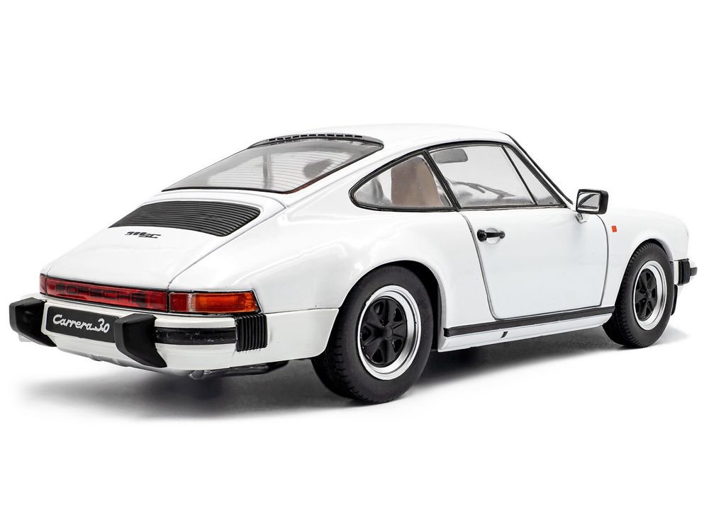 1974 Porsche 911 (930) 3.0 SC Grand Prix White 1/18 Diecast Model Car by Solido view 4