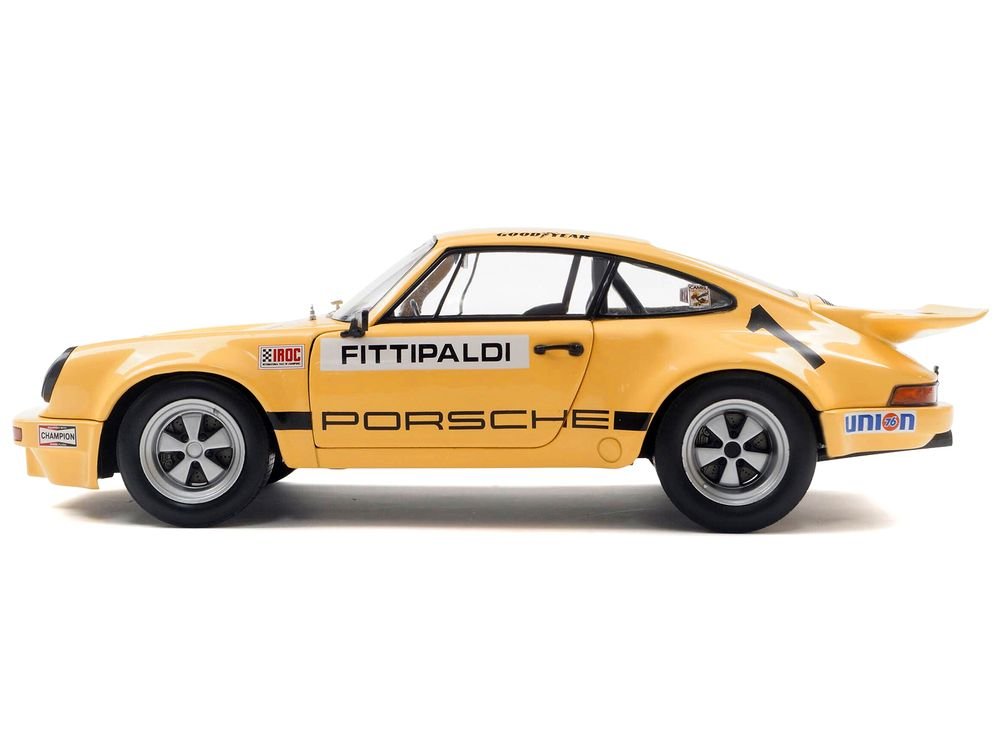 Porsche 911 IROC #1 Emerson Fittipaldi "International Race of Champions" (1974) "Competition" Series 1/18 Diecast Model Car by Solido view 3