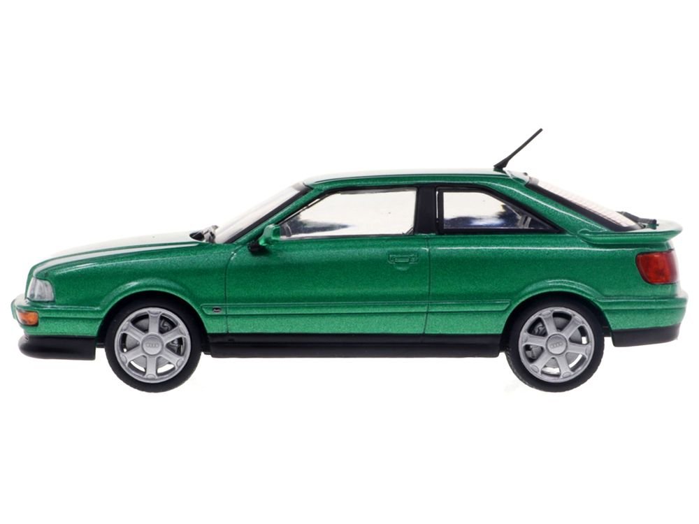 1994 Audi Coupe S2 Cricket Green Metallic 1/43 Diecast Model Car by Solido view 2