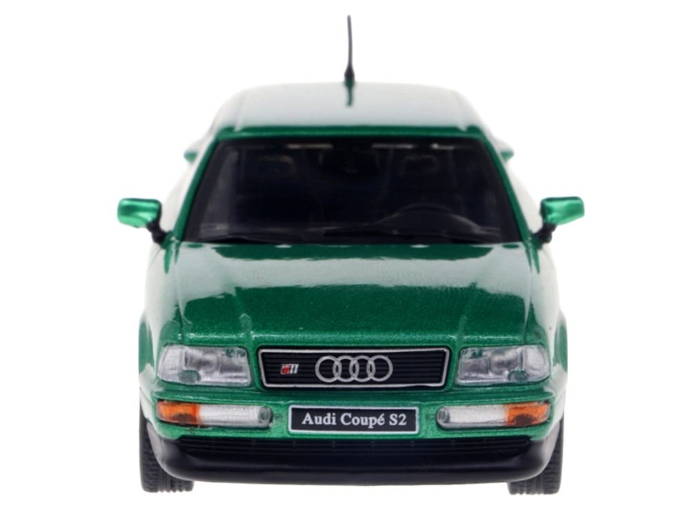 1994 Audi Coupe S2 Cricket Green Metallic 1/43 Diecast Model Car by Solido view 4