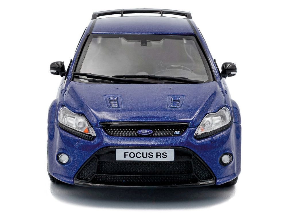 2010 Ford Focus MKII RS Indianapolis Blue Metallic 1/43 Diecast Model Car by Solido view 4