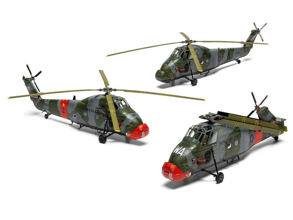 Level 2 Model Kit Westland Wessex HC.2 Helicopter with 3 Scheme Options 1/72 Plastic Model Kit by Airfix view 5