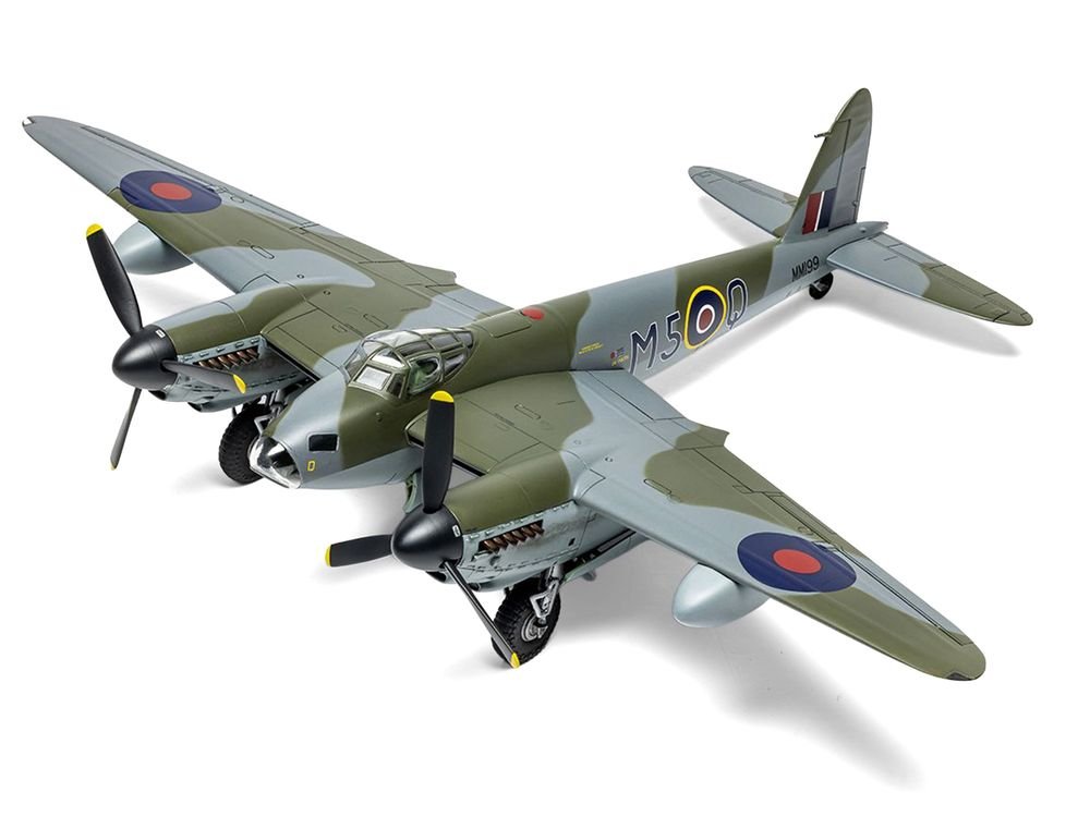 Level 2 Model Kit De Havilland Mosquito B.XVI/B.35/TT.35 Aircraft with 3 Scheme Options 1/72 Plastic Model Kit by Airfix view 4