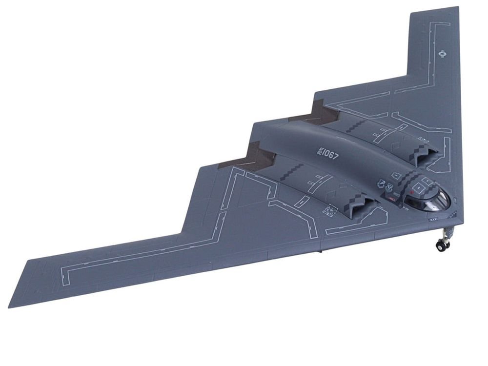 Northrop Grumman B-2A Spirit Stealth Bomber Aircraft "Spirit of Arizona 393rd Bomb Squadron 'Tigers' 509th Bomb Wing Whiteman Air Force Base" United States Air Force 1/200 Diecast Model by Herpa view 5