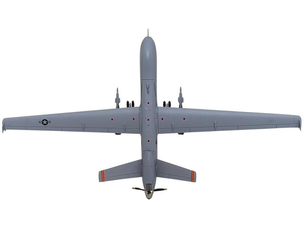 General Atomics MQ-9A Reaper Block 5 UAV "New York Air National Guard 108th Attack Squadron Hancock Field Air National Guard Base" United States Air Force "Military" Series 1/72 Diecast Model by Herpa view 3