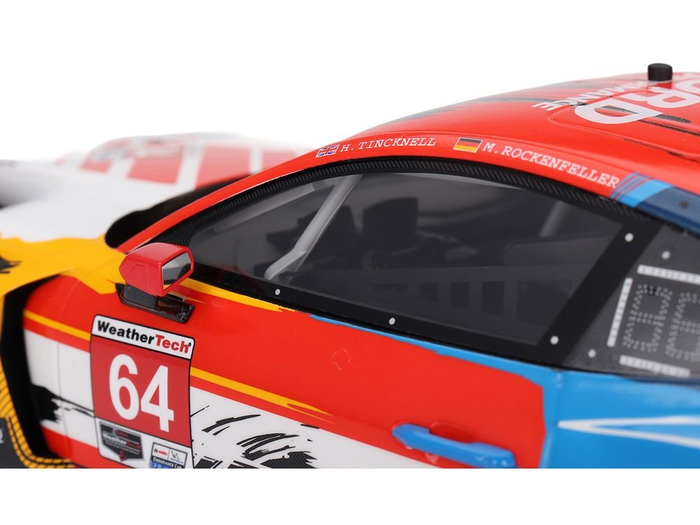 Ford Mustang GT3 #64 Mike Rockenfeller - Harry Tincknell "Ford Multimatic Motorsports" "Motul Course de Monterey - Laguna Seca" (2024) 1/18 Model Car by Top Speed view 2