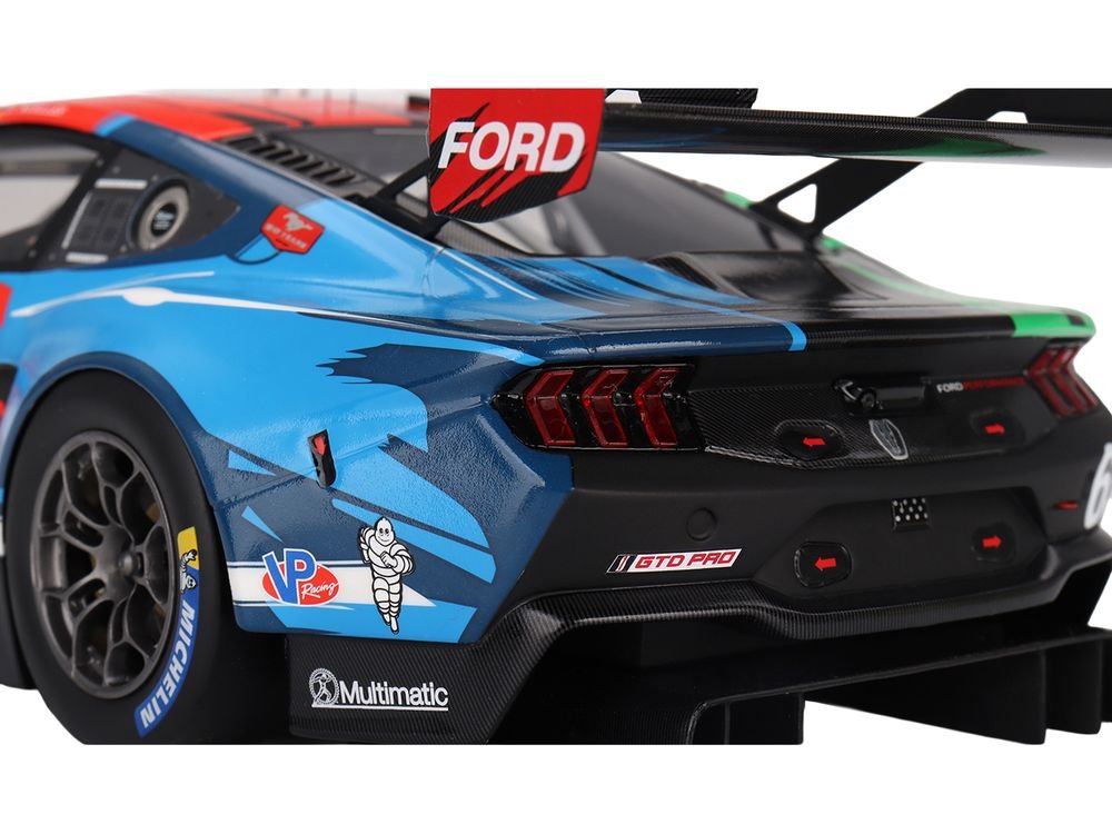 Ford Mustang GT3 #65 Joey Hand - Dirk Muller "Ford Multimatic Motorsports" "Motul Course de Monterey - Laguna Seca" (2024) 1/18 Model Car by Top Speed view 4