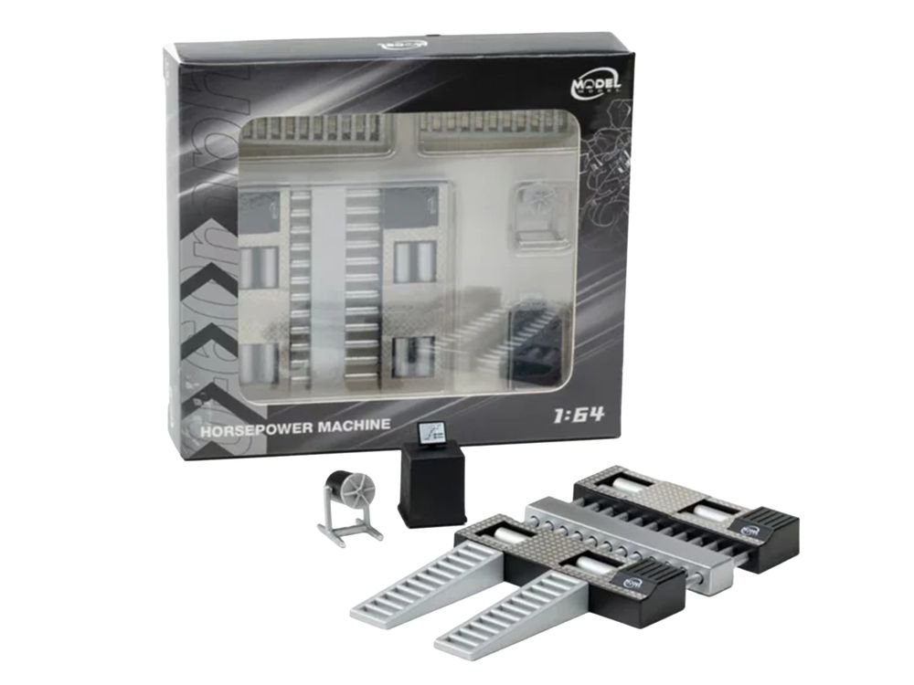 Horsepower Machine Black 1/64 Diecast Model by Model Model view 4