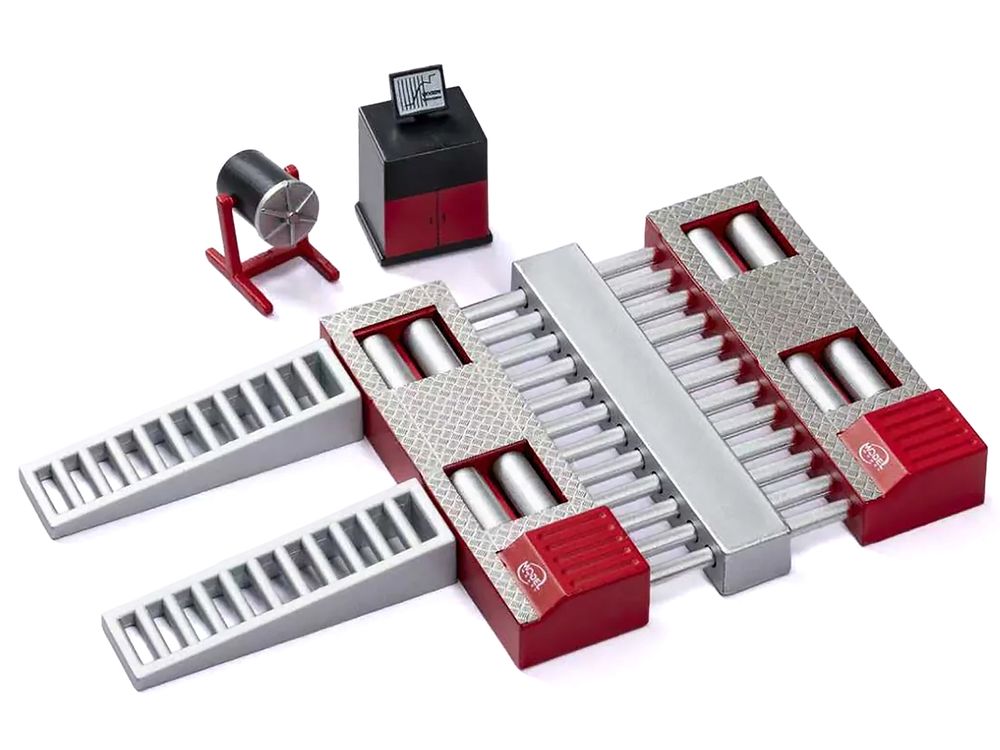 Horsepower Machine Red 1/64 Diecast Model by Model Model view 3