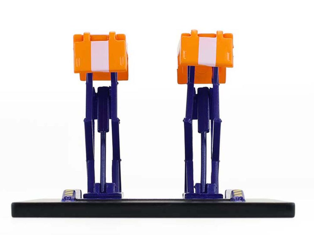 Automotive Double Scissor Lift "Union 76" Orange and Blue "Double Scissor Lifts" Series 2 1/64 Diecast Model by Greenlight view 2