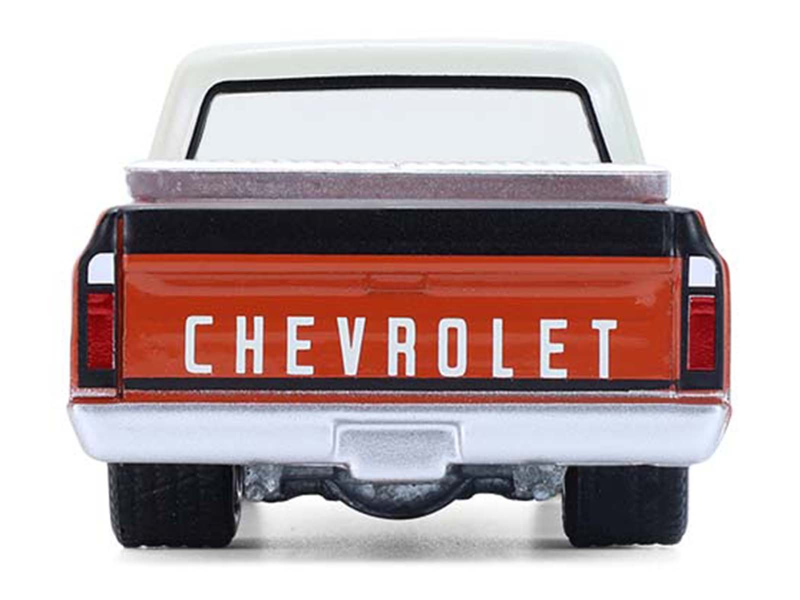 1968 Chevrolet C-10 Pickup Truck with Toolbox Orange and Beige "Down on the Farm" Series 11 1/64 Diecast Model by Greenlight view 5