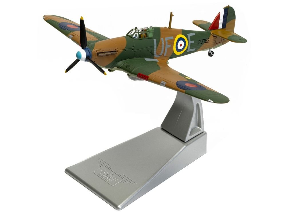 Hawker Hurricane Mk.I Fighter Aircraft "Pilot Officer William 'Billy' Fiske No. 601 Squadron Battle of Britain" (1940) British Royal Air Force "The Aviation Archive" Series 1/72 Diecast Model by Corgi view 4