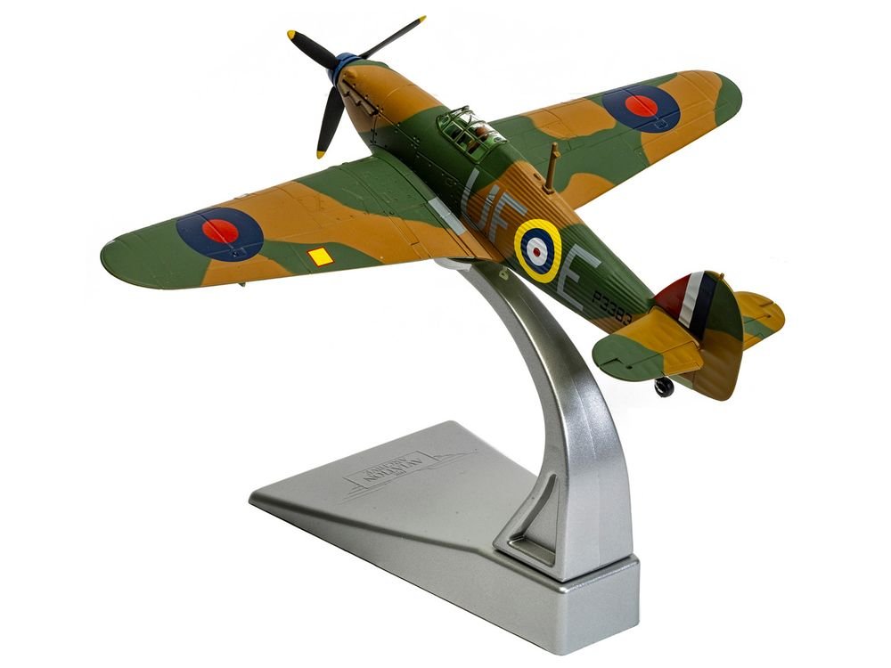 Hawker Hurricane Mk.I Fighter Aircraft "Pilot Officer William 'Billy' Fiske No. 601 Squadron Battle of Britain" (1940) British Royal Air Force "The Aviation Archive" Series 1/72 Diecast Model by Corgi view 5