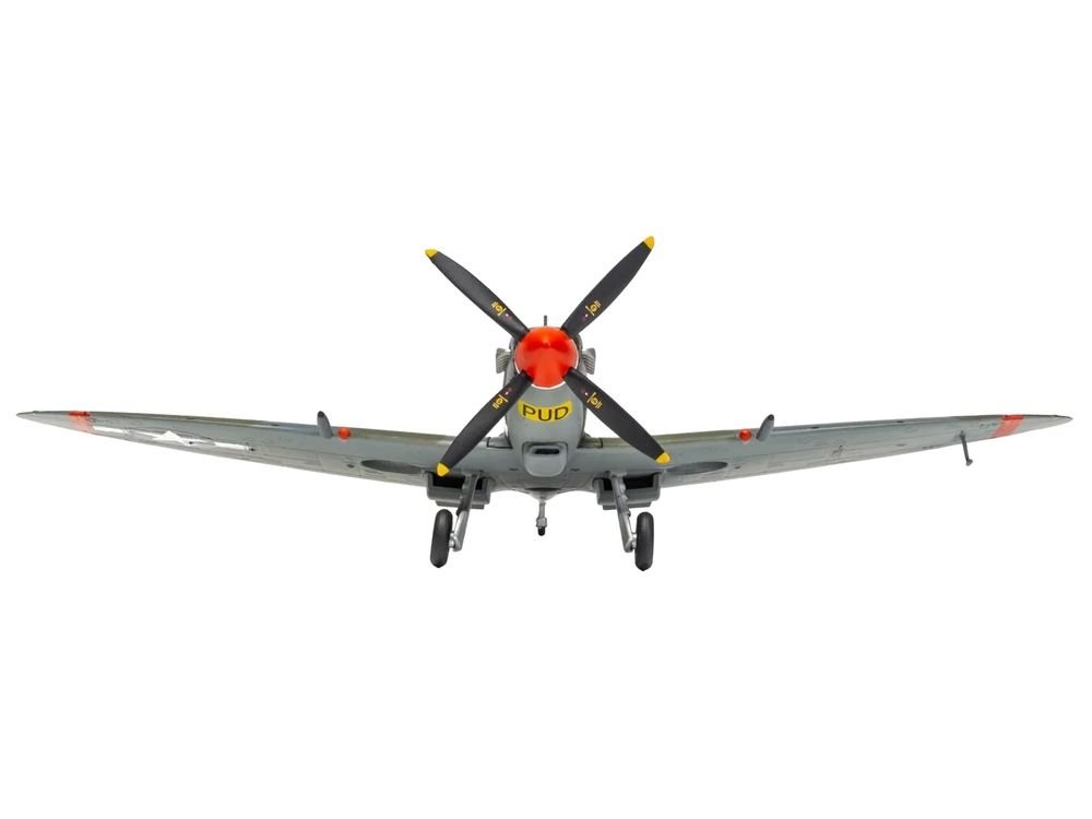 Supermarine Spitfire MkIXC Fighter Aircraft "Porky II Lt Robert Connor 309th Fighter Squadron 31st Fighter Group" (1943) United States Army Air Forces "The Aviation Archive" Series 1/72 Diecast Model by Corgi view 3