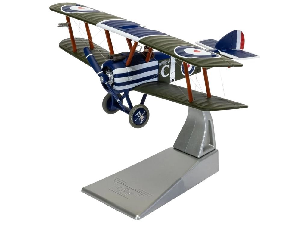 Sopwith Camel F.1 Aircraft "B7190 Donner Wetter! 'C' Flight No. 10 Squadron" (1918) Royal Naval Air Service "The Aviation Archive" Series 1/48 Diecast Model by Corgi view 3