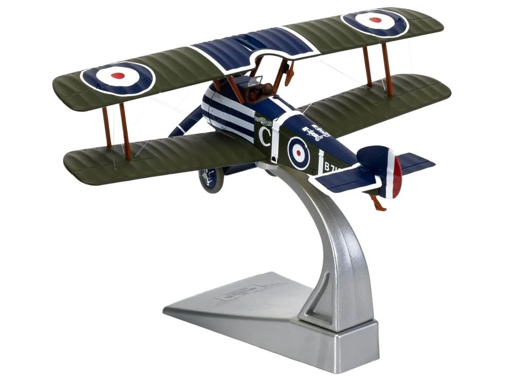 Sopwith Camel F.1 Aircraft "B7190 Donner Wetter! 'C' Flight No. 10 Squadron" (1918) Royal Naval Air Service "The Aviation Archive" Series 1/48 Diecast Model by Corgi view 4