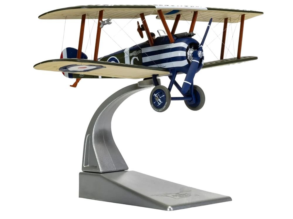 Sopwith Camel F.1 Aircraft "B7190 Donner Wetter! 'C' Flight No. 10 Squadron" (1918) Royal Naval Air Service "The Aviation Archive" Series 1/48 Diecast Model by Corgi view 5