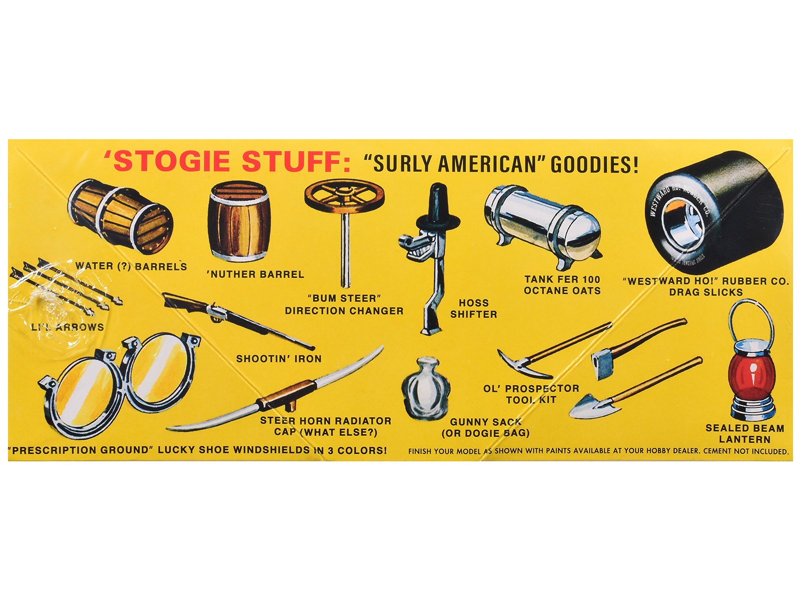 Skill 2 Model Kit Li'l Stogie Show Rod Death Valley Dragger Wagon 1/25 Scale Model by AMT view 2