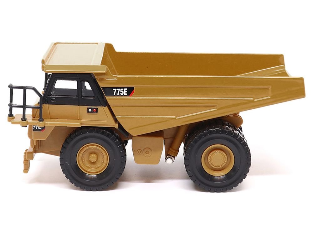 CAT Caterpillar 775E Off-Highway Dump Truck Yellow 1/64 Diecast Model by Diecast Masters view 2