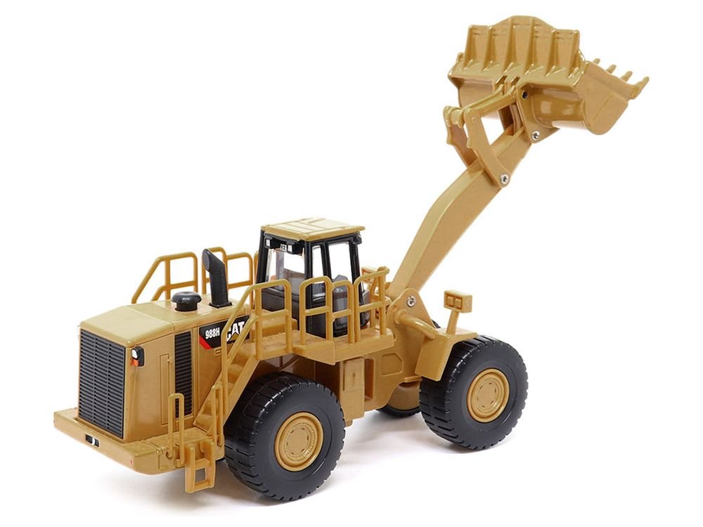 CAT Caterpillar 988H Wheel Loader Yellow 1/64 Diecast Model by Diecast Masters view 5