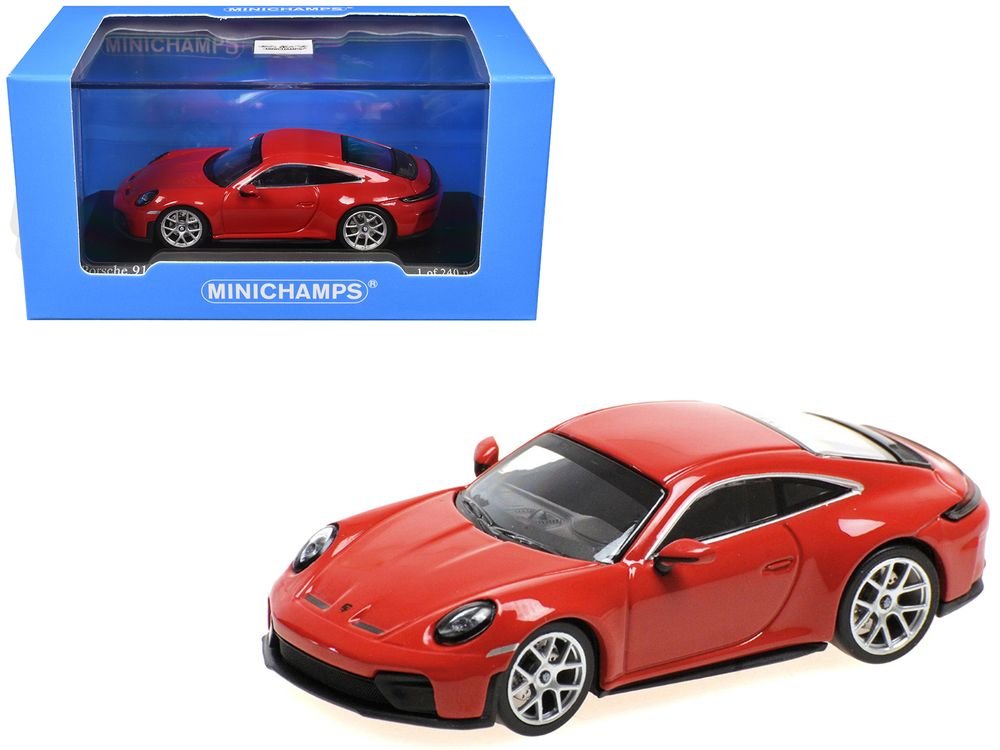 2025 Porsche 911 (992.2) GT3 Touring Red Limited Edition to 240 pieces Worldwide 1/64 Diecast Model Car by Minichamps