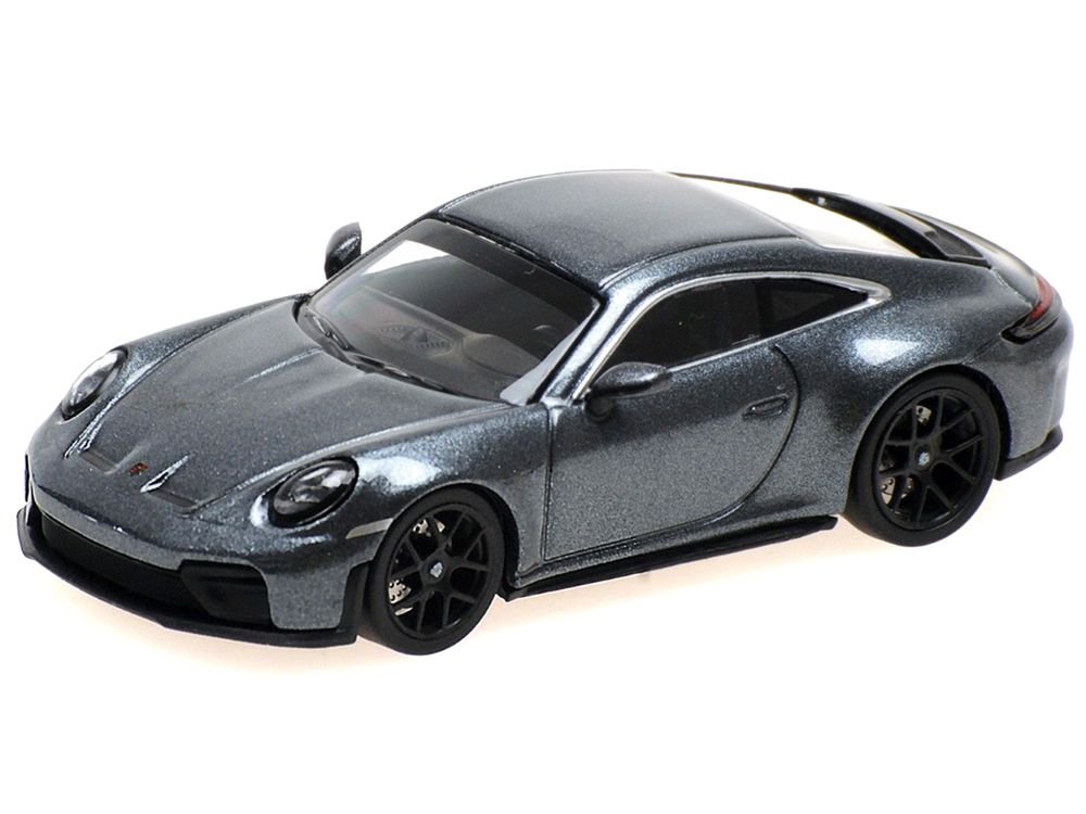 2025 Porsche 911 (992.2) GT3 Touring Gray Metallic Limited Edition to 240 pieces Worldwide 1/64 Diecast Model Car by Minichamps view 2
