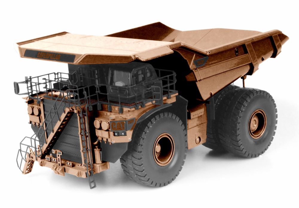 CAT Caterpillar 797F 4 Tier Mining Truck Copper Finish Special Edition "Commemorative" Series 1/50 Diecast Model by Diecast Masters view 2