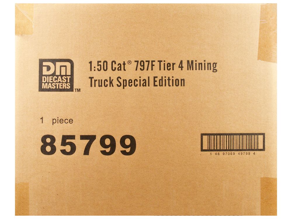 CAT Caterpillar 797F 4 Tier Mining Truck Copper Finish Special Edition "Commemorative" Series 1/50 Diecast Model by Diecast Masters view 3
