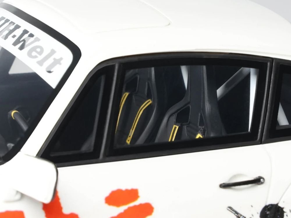 2024 RWB Akira White with Graphics "Akira" (1988) Movie 1/18 Model Car by GT Spirit view 3