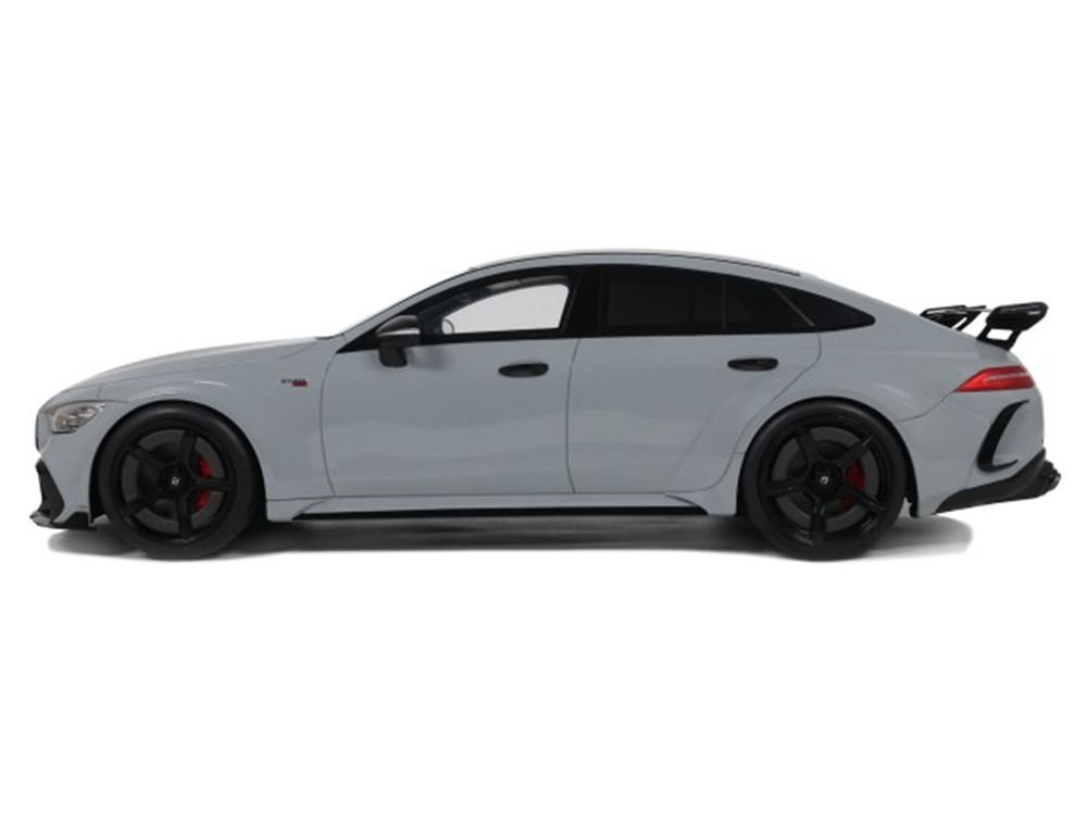 2024 Brabus Rocket 1000 Nardo Gray with Black Top 1/18 Model Car by GT Spirit view 4