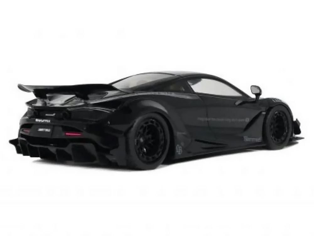 2023 McLaren 720S "LB-Works - Liberty Walk" Black 1/18 Model Car by GT Spirit view 5