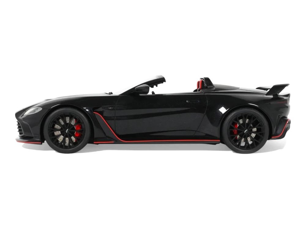 2023 Aston Martin V12 Vantage Roadster Onyx Black 1/18 Model Car by GT Spirit view 4