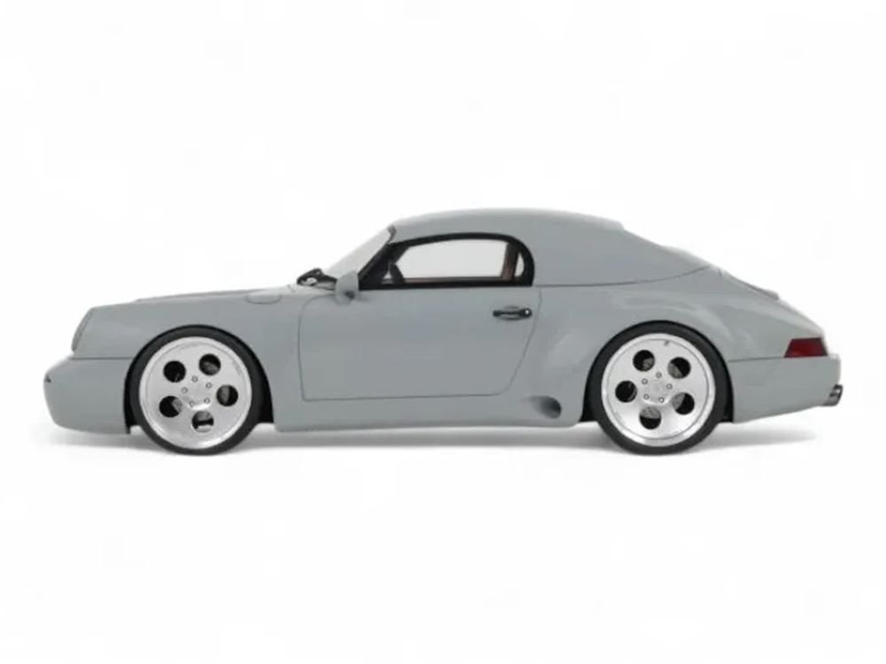 2023 Strosek Mega 30 Speedster (Porsche 911) Classic Gray 1/18 Model Car by GT Spirit view 4
