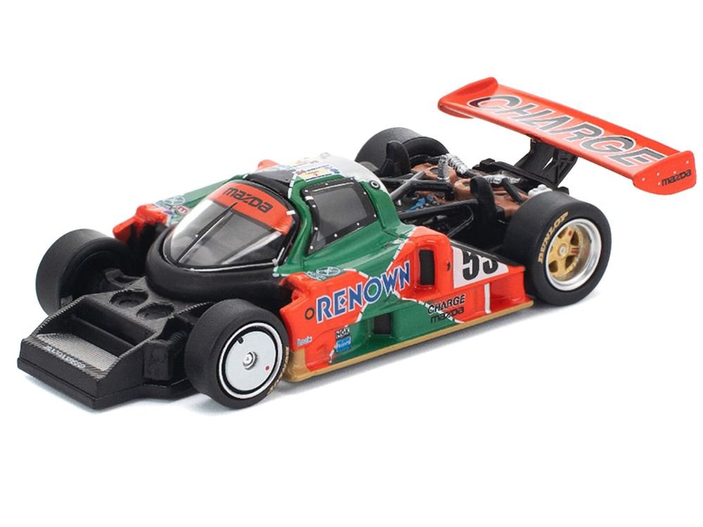 Mazda 787B #55 Johnny Herbert - Volker Weidler - Bertrand Gachot "Mazdaspeed" Winner "24 Hours of Le Mans" (1991) 1/64 Diecast Model Car by Pop Race view 2