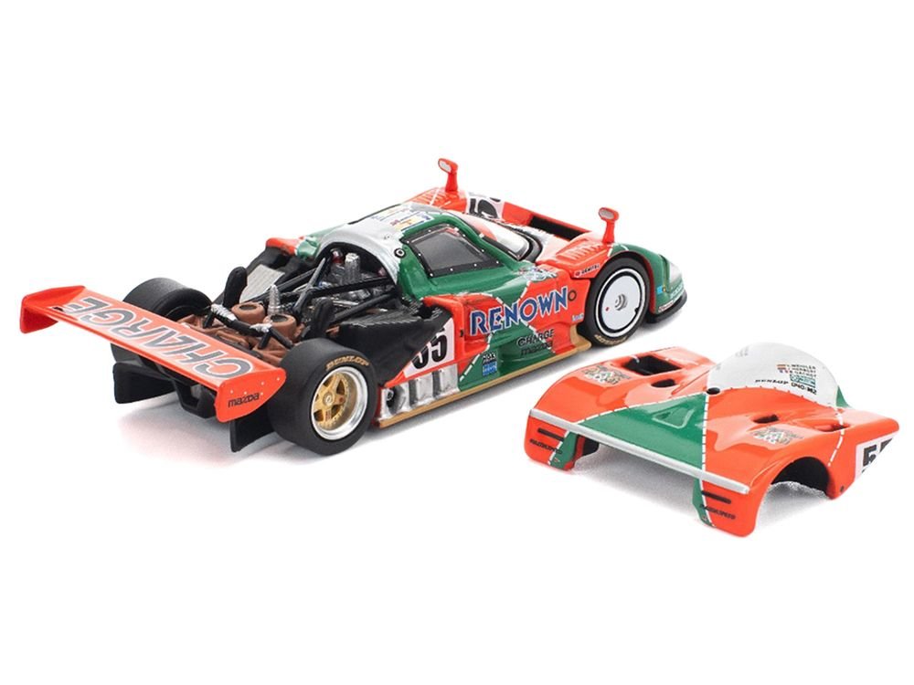 Mazda 787B #55 Johnny Herbert - Volker Weidler - Bertrand Gachot "Mazdaspeed" Winner "24 Hours of Le Mans" (1991) 1/64 Diecast Model Car by Pop Race view 5