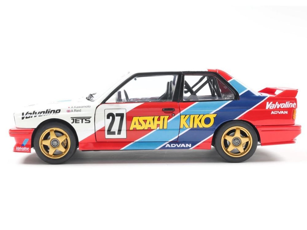 BMW E30 M3 #27 Atsushi Kawamoto - Anthony Reid "Japanese Touring Car Championship" (1986) "Competition" Series 1/18 Diecast Model Car by Solido view 2