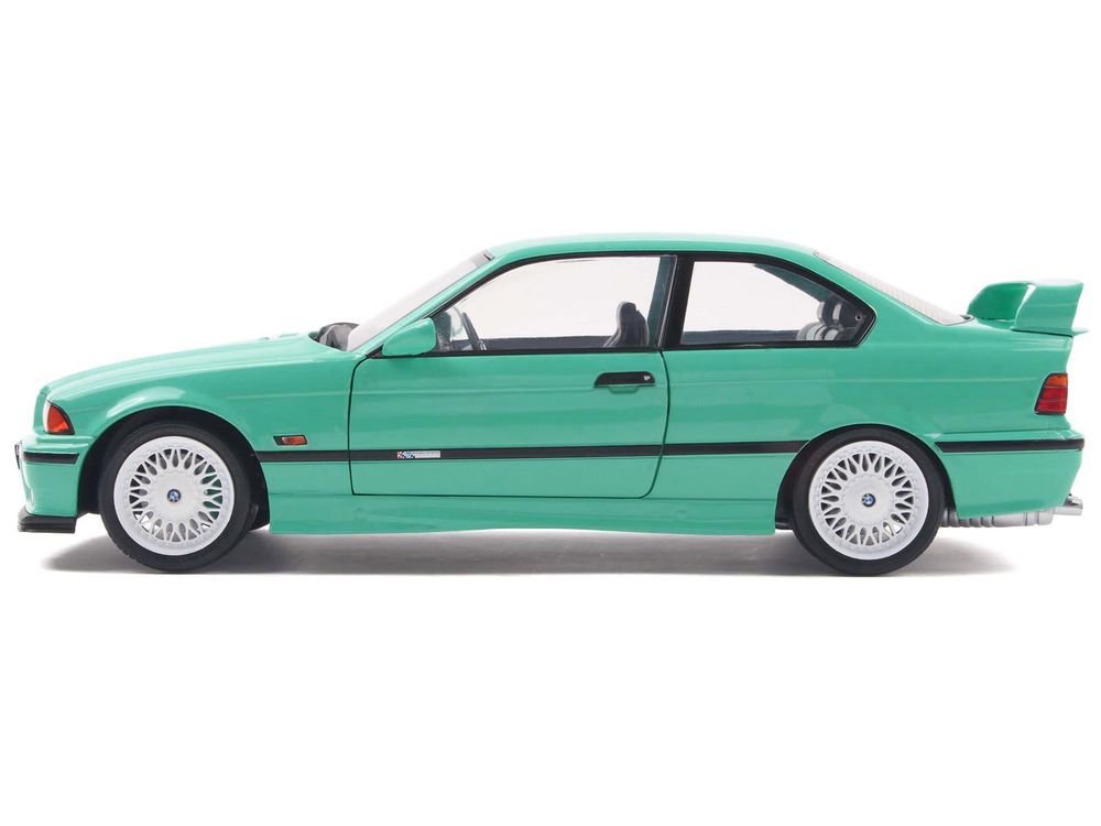 1991 BMW E36 M3 "Solido Works" Mint Green with Mint Green Interior 1/18 Diecast Model Car by Solido view 3