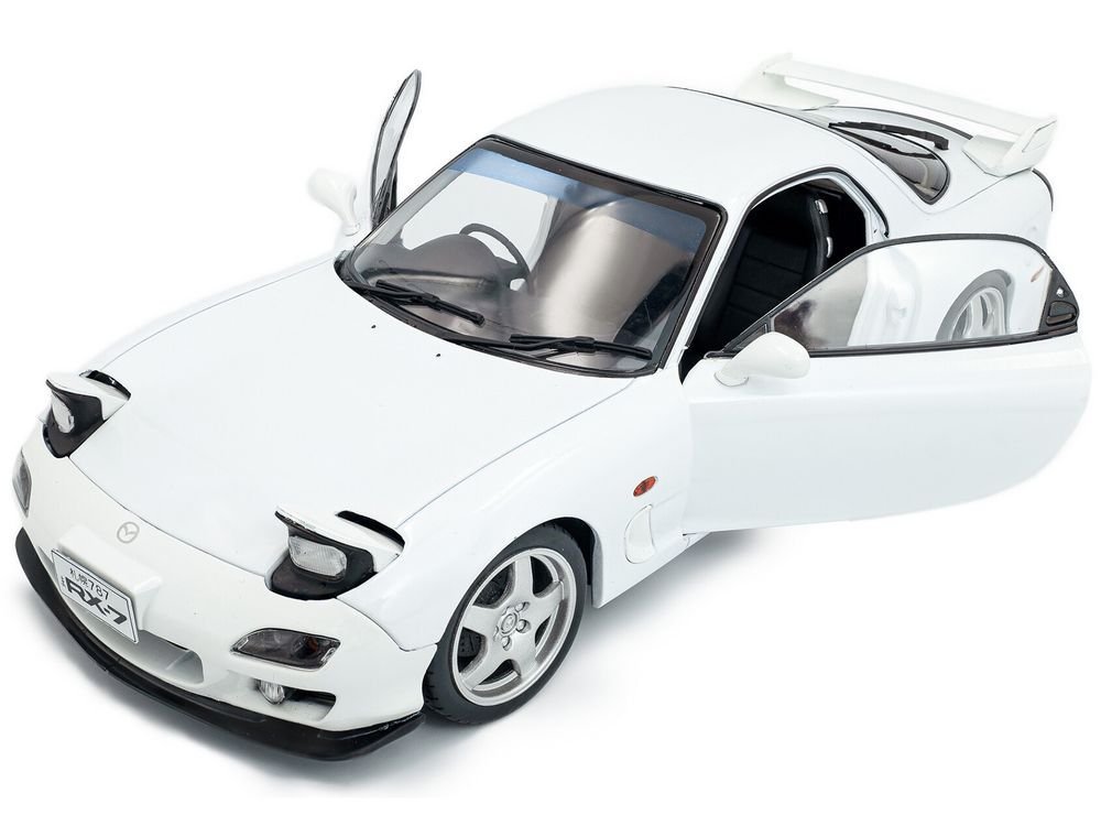 2001 Mazda RX7 Type RS (FD3S) RHD (Right Hand Drive) White 1/18 Diecast Model Car by Solido view 2