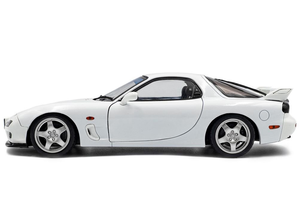 2001 Mazda RX7 Type RS (FD3S) RHD (Right Hand Drive) White 1/18 Diecast Model Car by Solido view 3