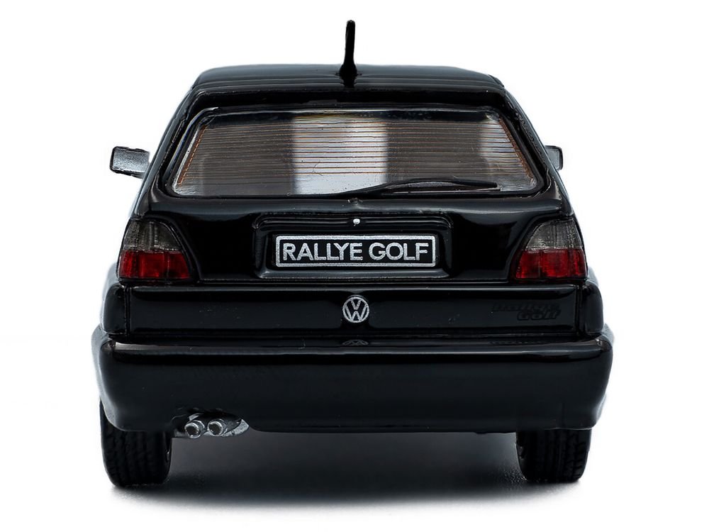 1989 Volkswagen Golf Rallye G60 Black 1/43 Diecast Model Car by Solido view 4