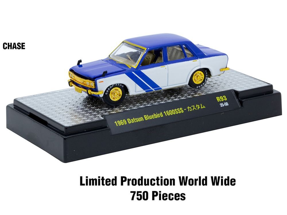 "Auto Meets" Set of 6 Cars IN DISPLAY CASES Release 93 Limited Edition 1/64 Diecast Model Cars by M2 Machines view 2