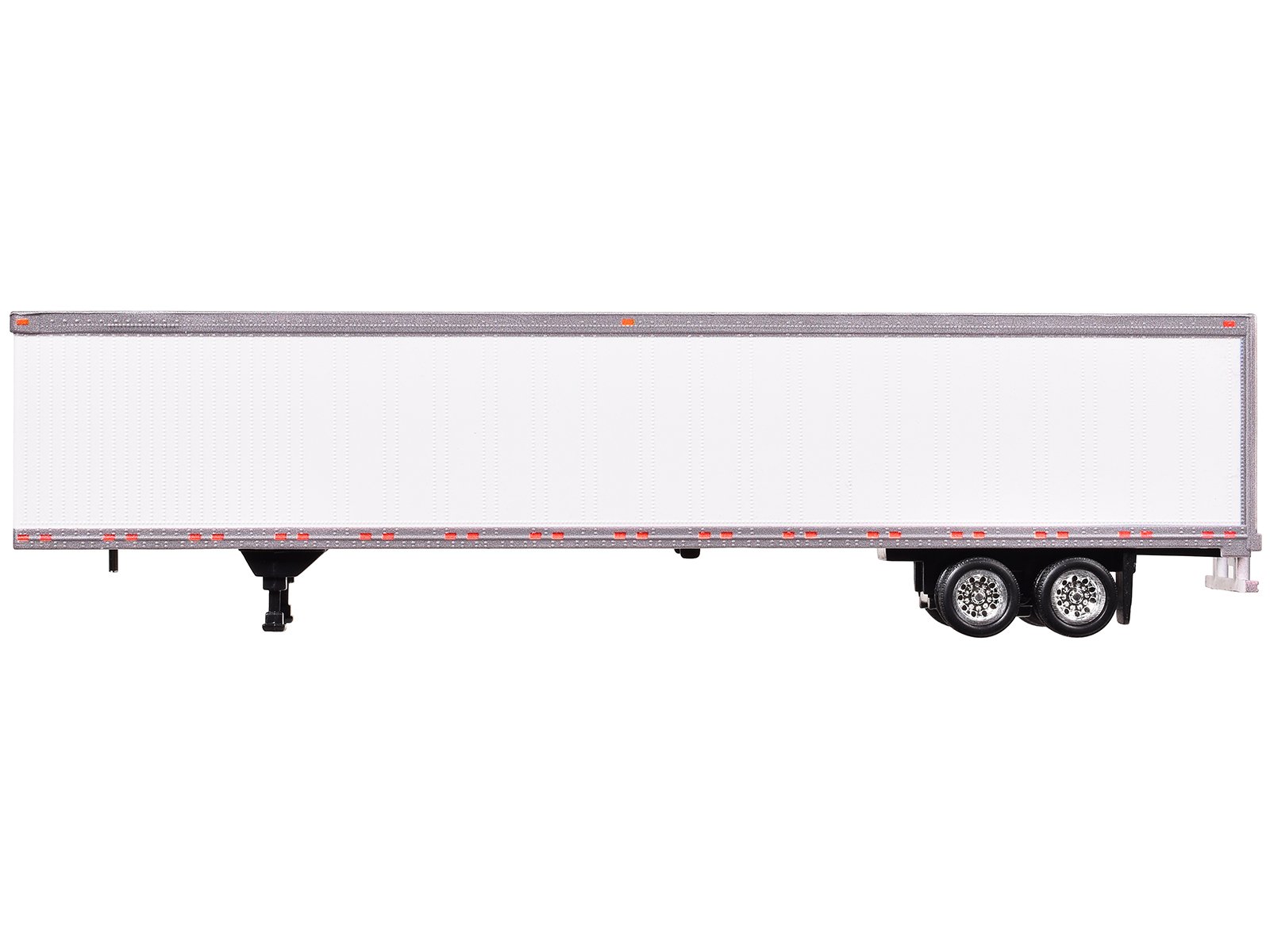 Box Dry Goods Trailer White 1/87 (HO) Scale Plastic Model by HO Logistics view 2