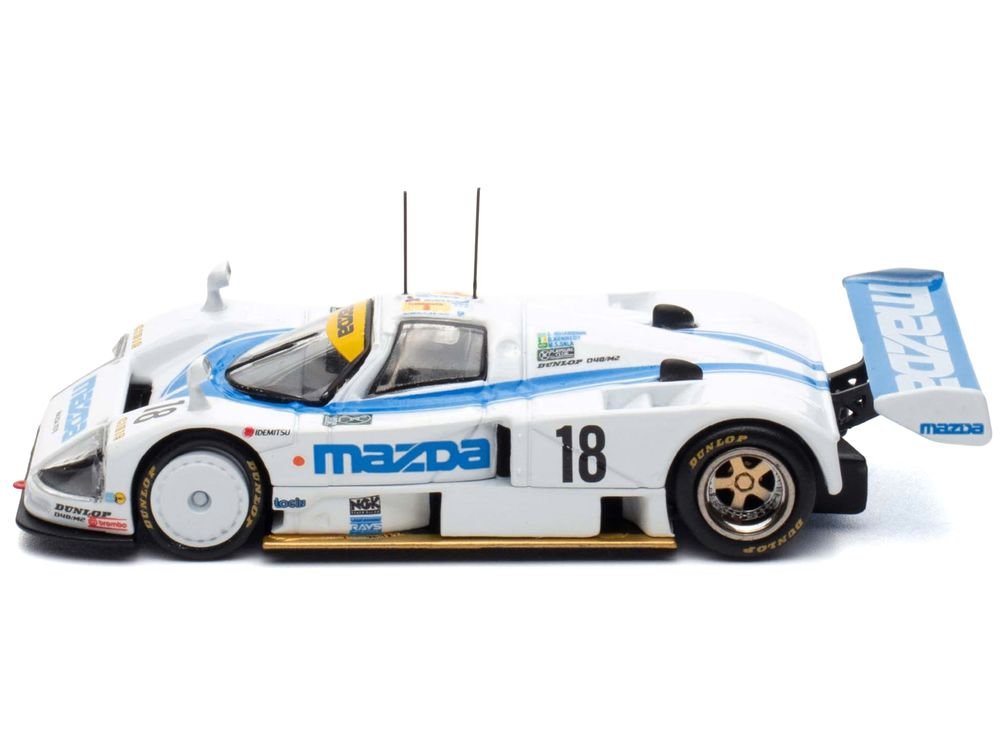Mazda 787B #18 Stefan Johansson - David Kennedy - Maurizio Sandro Sala "Mazdaspeed" "24 Hours of Le Mans" (1991) 1/64 Diecast Model Car by BM Creations view 3