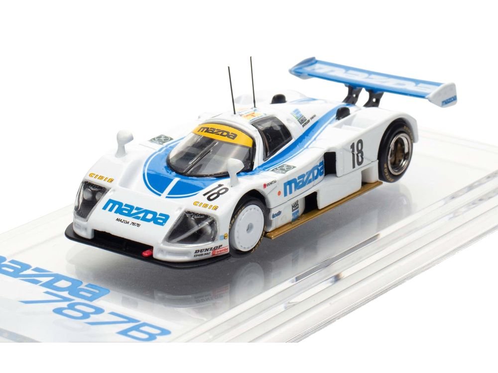 Mazda 787B #18 Stefan Johansson - David Kennedy - Maurizio Sandro Sala "Mazdaspeed" "24 Hours of Le Mans" (1991) 1/64 Diecast Model Car by BM Creations view 5