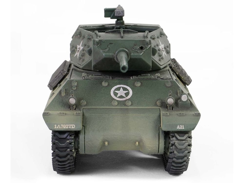 U.S. Army M10 GMC Tank "702nd Tank Destroyer Battalion Normandy France" (1944) United States Army "Mini AFV" Series 1/64 Diecast Model by Forces of Valor view 4